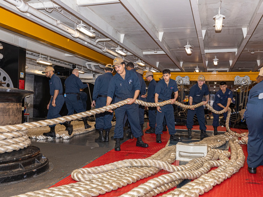 Daily Operations Aboard USS George H.W. Bush (CVN 77)