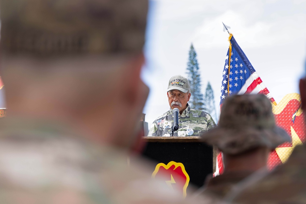 25th Infantry Division Honors Heroes With Brick Laying Ceremony