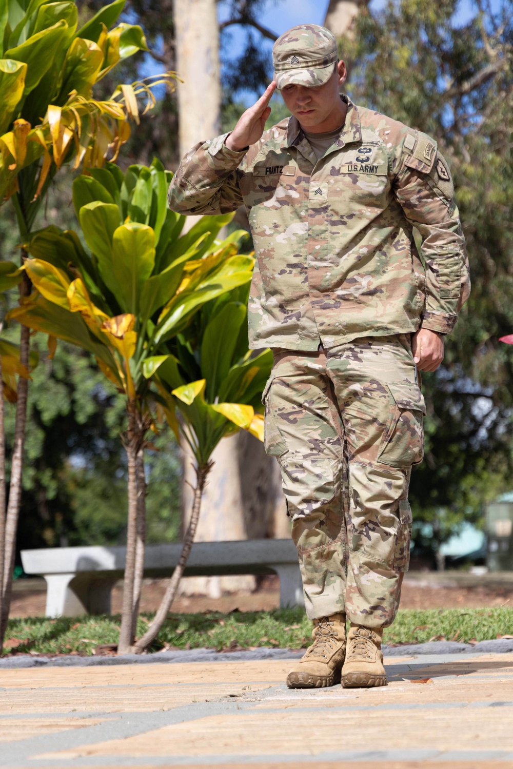 25th Infantry Division Honors Heroes With Brick Laying Ceremony