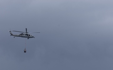 Helicopter Combat Strike Squadron 6 Conduct Vertical Replenishment