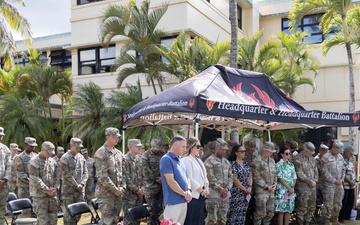 25th Infantry Division Honors Heroes With Brick Laying Ceremony