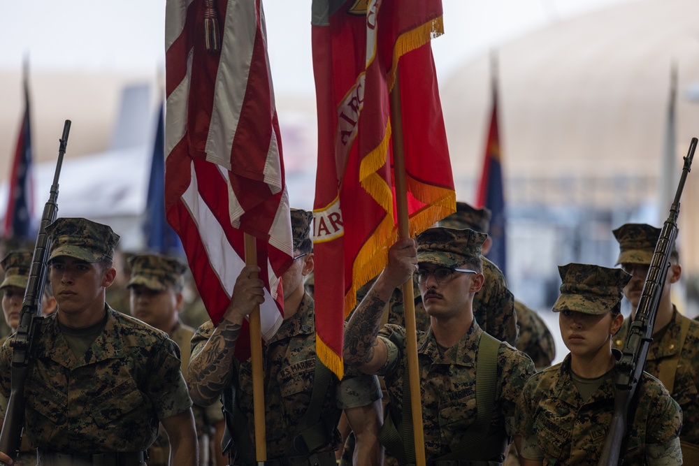 MAG-12 change of command ceremony