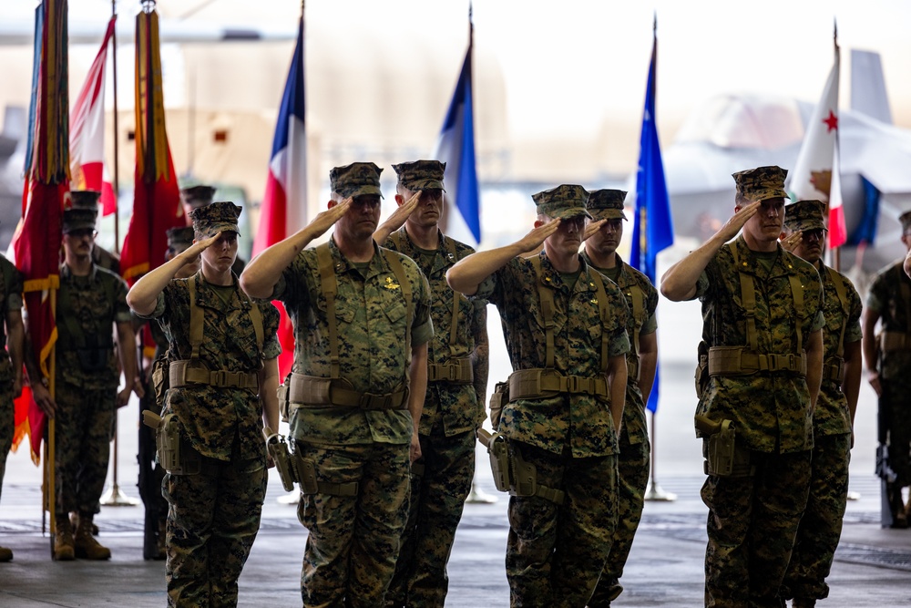 MAG-12 change of command ceremony