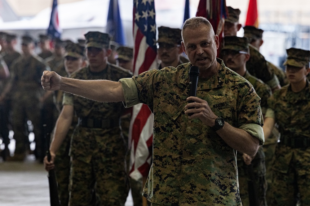 MAG-12 change of command ceremony