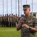 Sgt. Maj. Arebalo relinquishes post during 1st MAW relief and appointment