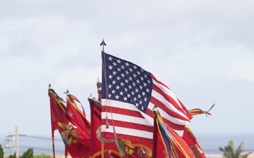 Sgt. Maj. Arebalo relinquishes post during 1st MAW relief and appointment