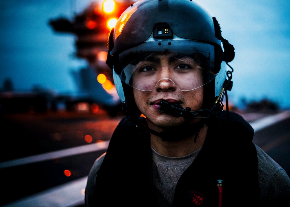 George Washington Conducts Flight Operations