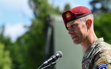 4-319th AFAR, 173rd Airborne Brigade Change of Command