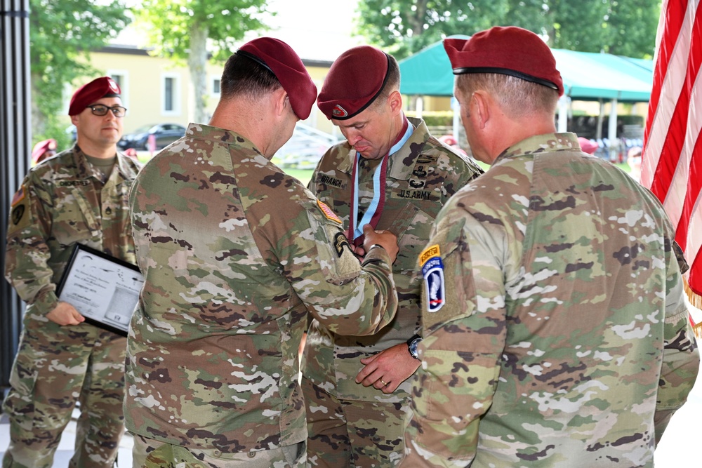 Change of Command Ceremony 1-503rd Infantry Regiment, 173rd Airborne Brigade