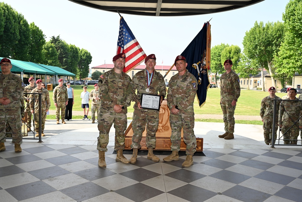 Change of Command Ceremony 1-503rd Infantry Regiment, 173rd Airborne Brigade
