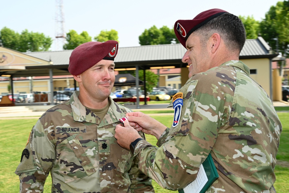 Change of Command Ceremony 1-503rd Infantry Regiment, 173rd Airborne Brigade