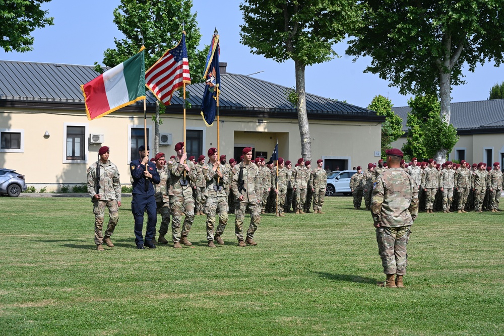 Change of Command Ceremony 1-503rd Infantry Regiment, 173rd Airborne Brigade