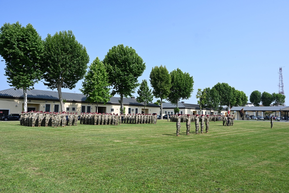 Change of Command Ceremony 1-503rd Infantry Regiment, 173rd Airborne Brigade