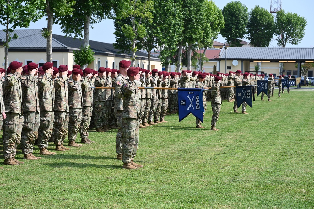 Change of Command Ceremony 1-503rd Infantry Regiment, 173rd Airborne Brigade