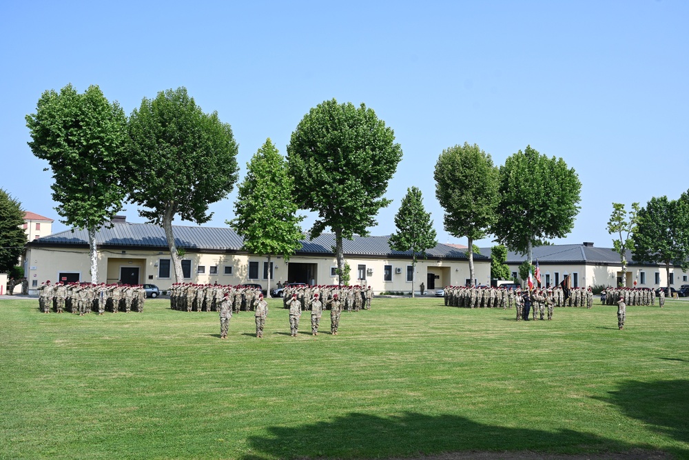 Change of Command Ceremony 1-503rd Infantry Regiment, 173rd Airborne Brigade