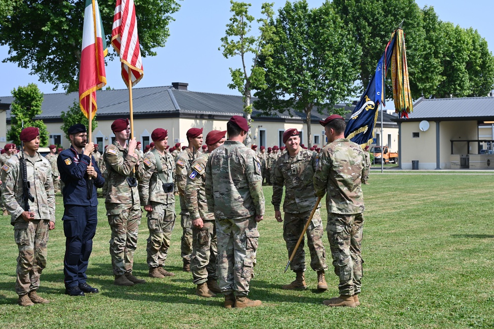 Change of Command Ceremony 1-503rd Infantry Regiment, 173rd Airborne Brigade