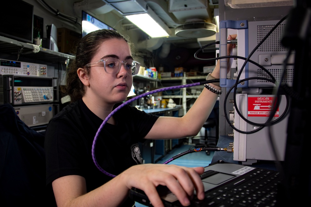 Nimitz Sailor Calibrates Electronics