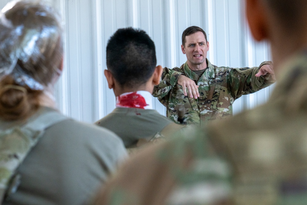 AR-MEDCOM units provide training, medical support during Global Medic, Mojave Falcon 25