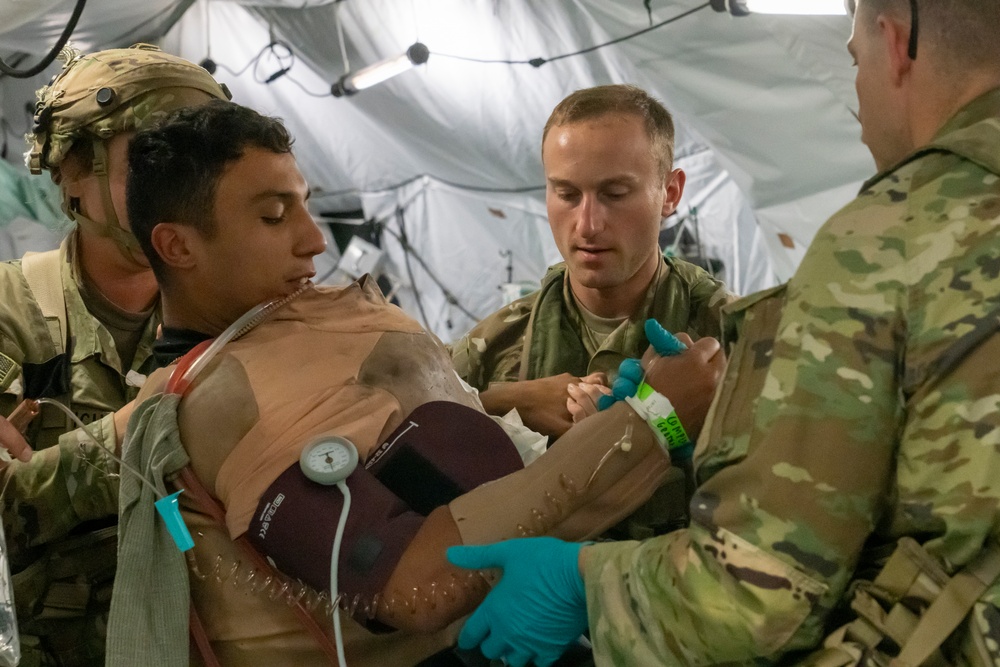 AR-MEDCOM units provide training, medical support during Global Medic, Mojave Falcon 25