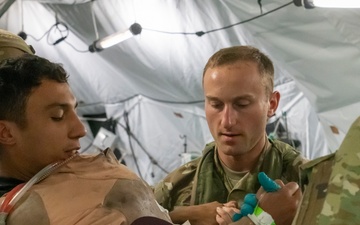 AR-MEDCOM units provide training, medical support during Global Medic, Mojave Falcon 25