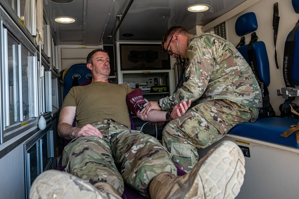 332nd Expeditionary Medical Squadron conducts ambulance operations