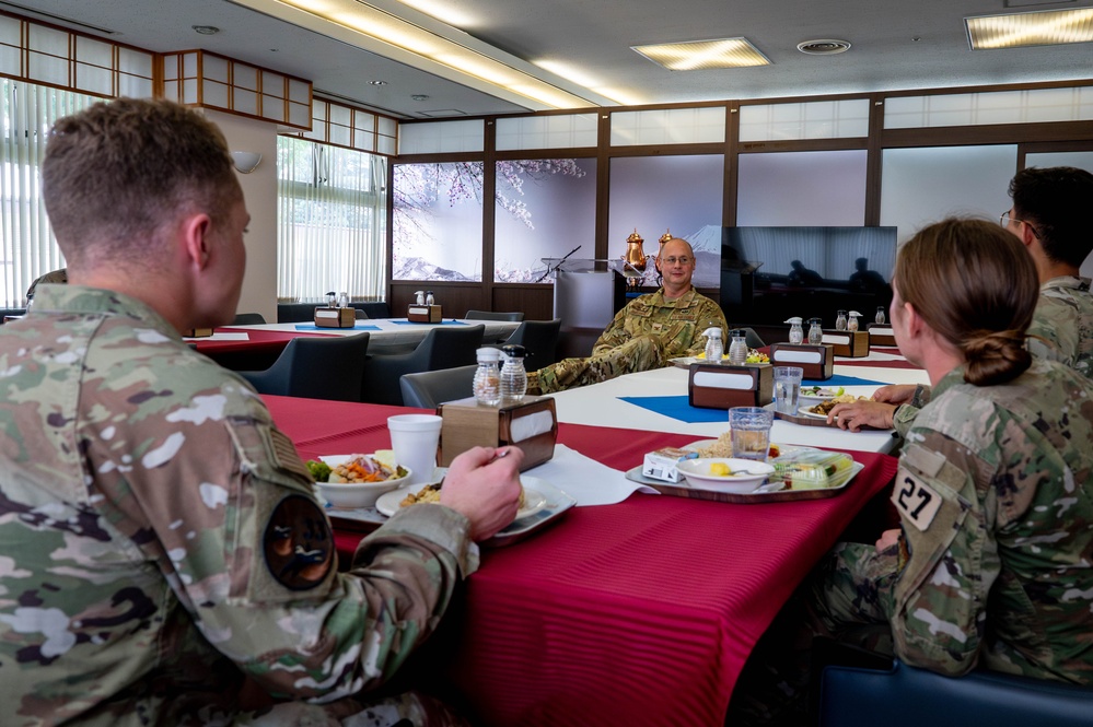 USAFA cadets tour Yokota