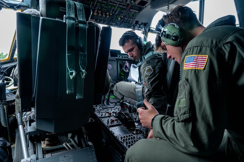 USAFA cadets tour Yokota