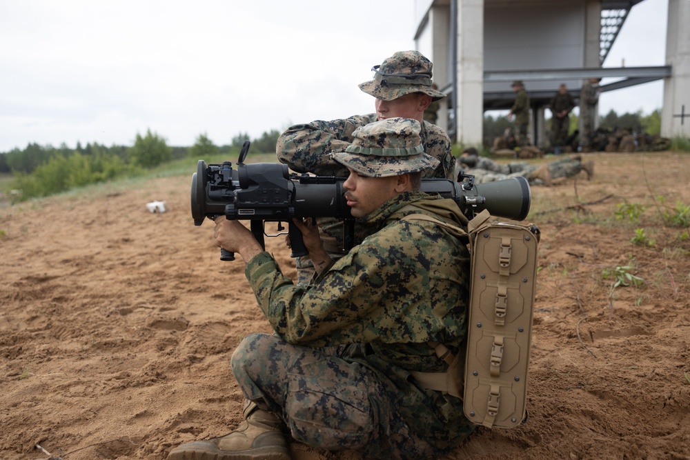 BALTOPS 25 2d Light Armored Reconnaissance range day