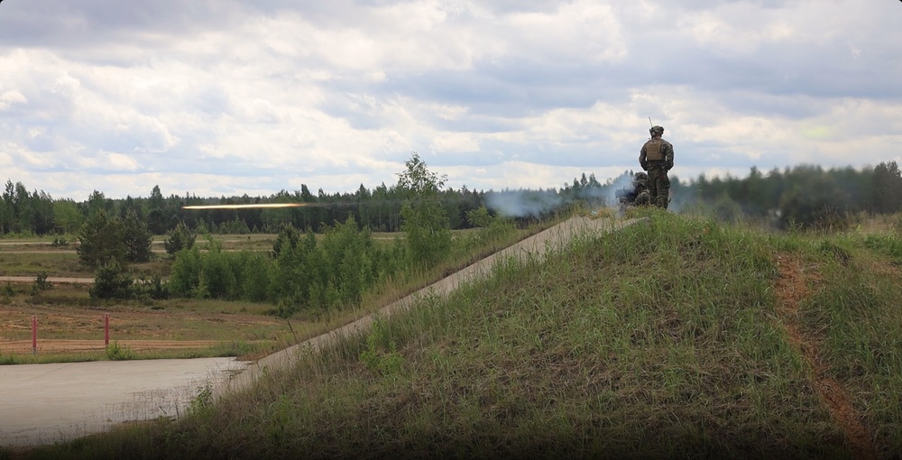 BALTOPS 25 2d Light Armored Reconnaissance range day