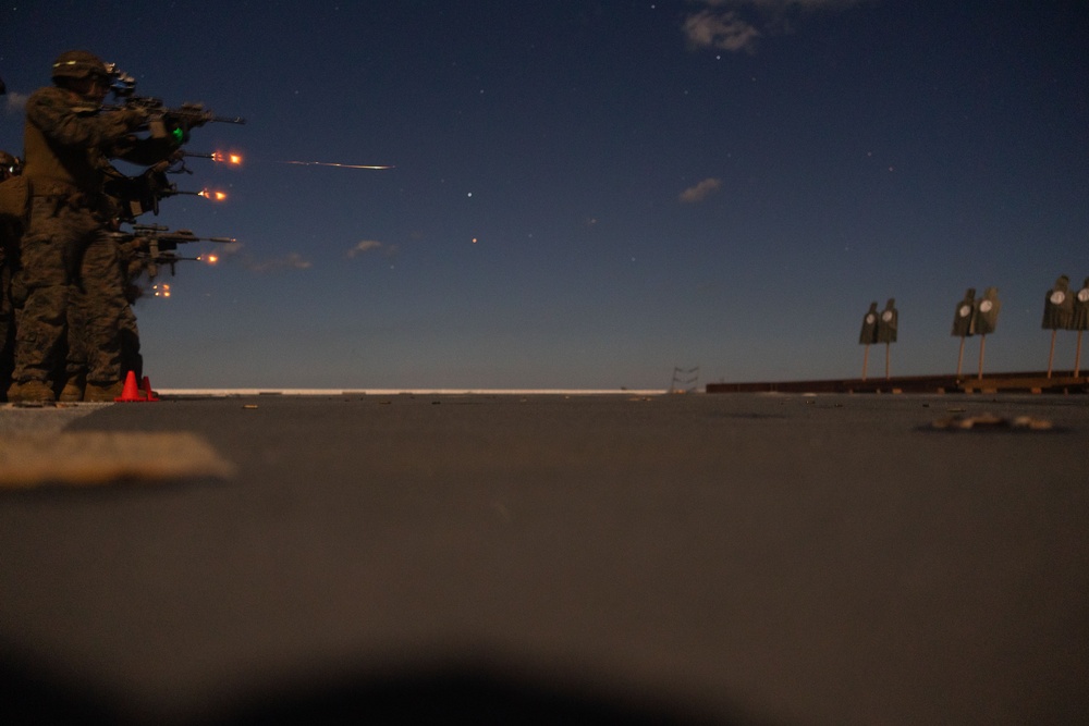 31st MEU | Live-fire deck shoot aboard USS San Diego