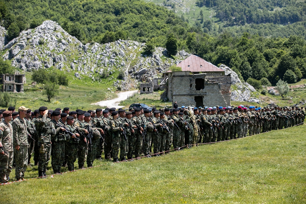 Albania multinational distinguished visitors day