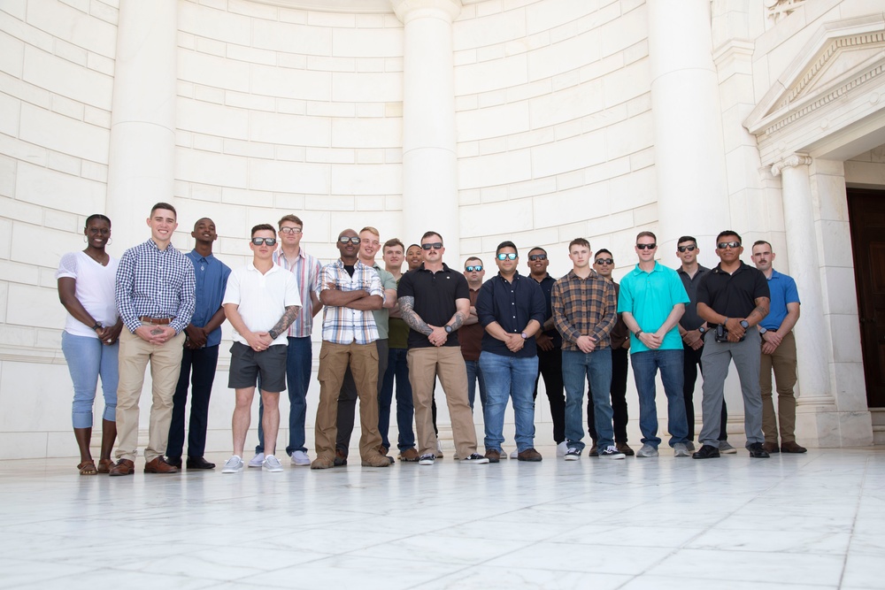TF Danger Soldiers Tour Arlington National Cemetery