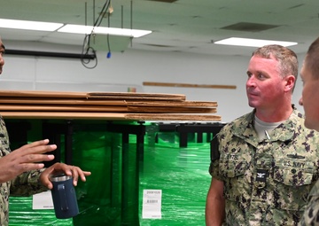 Commodore Richard Eytel visits Surface Combat Systems Training Command Great Lakes