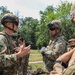 Brig. Gen. Andrew B. Stone visits 2CR Soldier during Saber Guardian 25