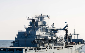 USS Mount Whitney Conducts RAS with German Navy Frankfurt am Main During BALTOPS 25