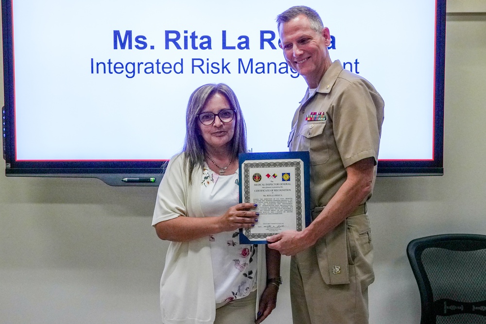 NMRTC Sigonella Welcomes MEDIG for Command Inspection