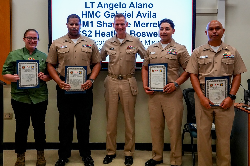 NMRTC Sigonella Welcomes MEDIG for Command Inspection