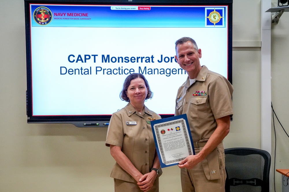 NMRTC Sigonella Welcomes MEDIG for Command Inspection