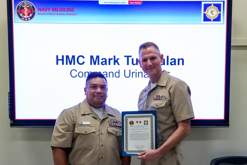 NMRTC Sigonella Welcomes MEDIG for Command Inspection