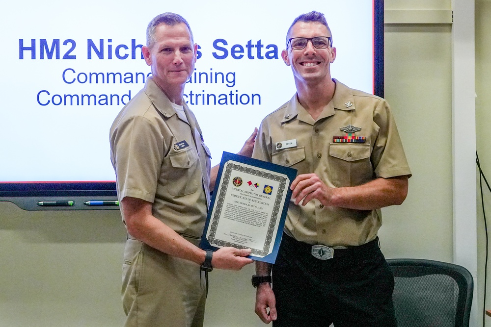 NMRTC Sigonella Welcomes MEDIG for Command Inspection