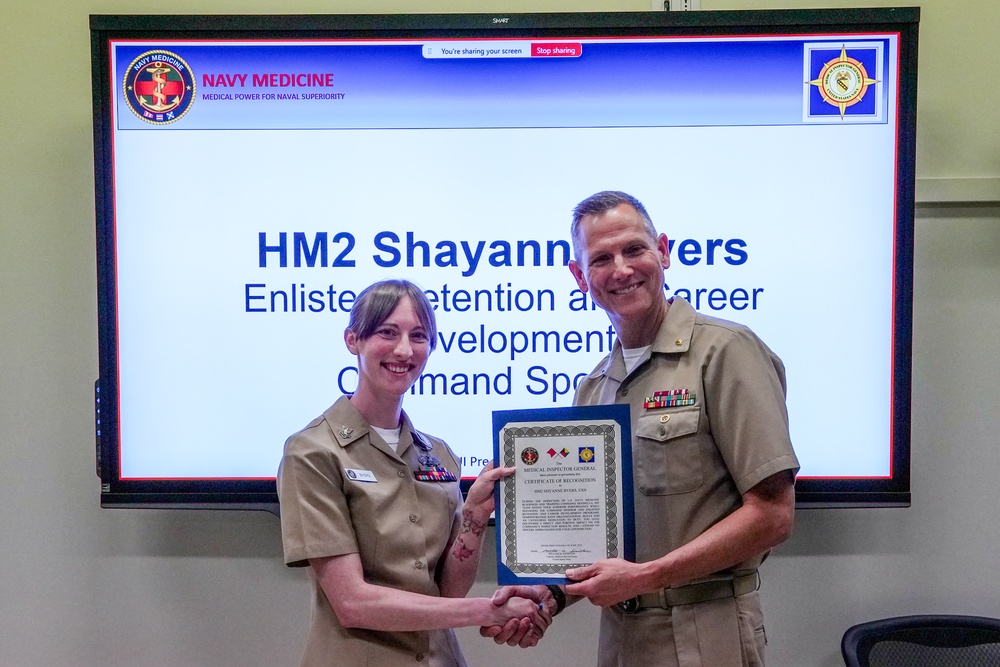 NMRTC Sigonella Welcomes MEDIG for Command Inspection