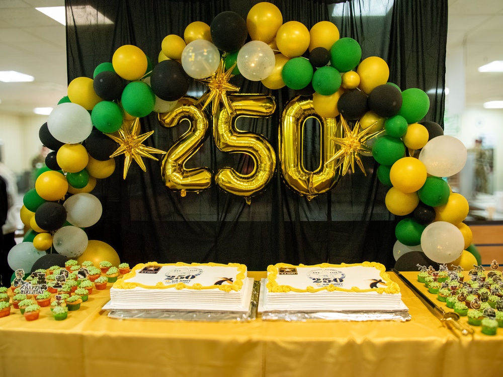 Grafenwoehr Dining Facility Celebrates Army 250th Birthday.