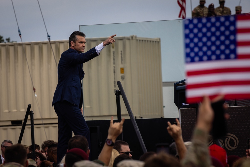 Secretary of Defense Attends Army 250 Celebration at Fort Bragg