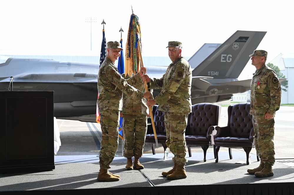 33rd Maintenance Group change of command
