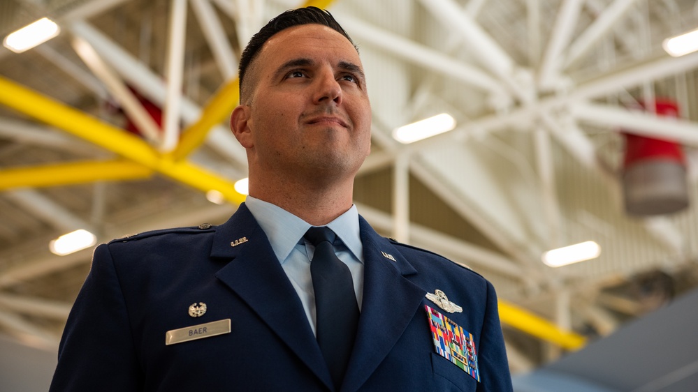 9th ARS change of command ceremony