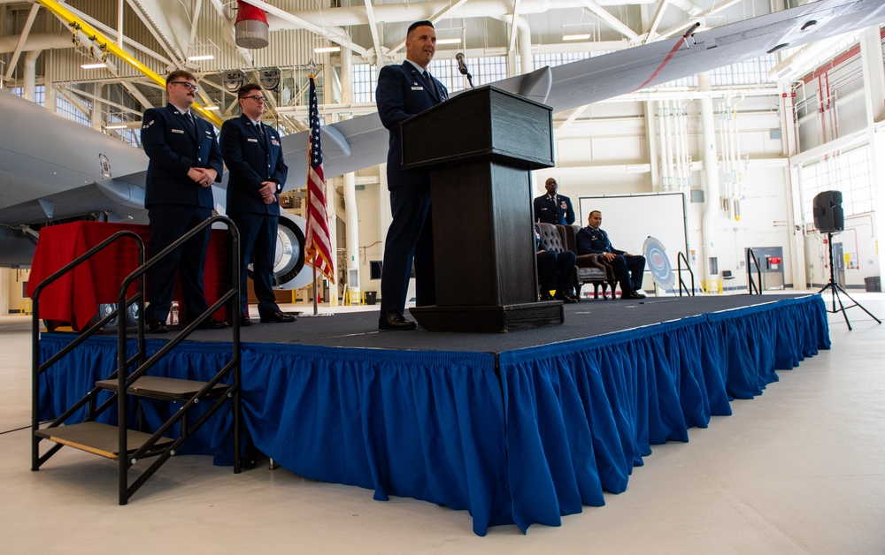 9th ARS change of command ceremony