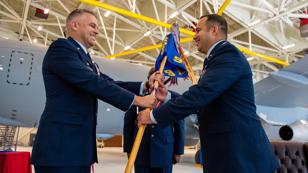 9th ARS change of command ceremony