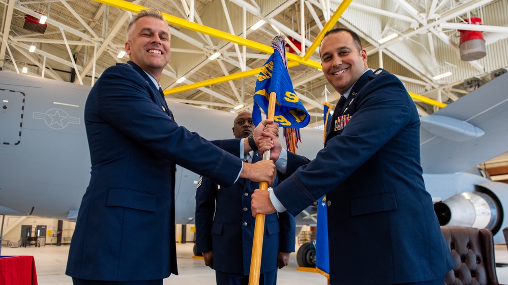 9th ARS change of command ceremony