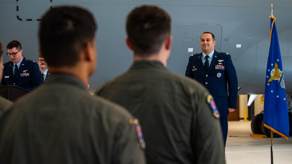 9th ARS change of command ceremony