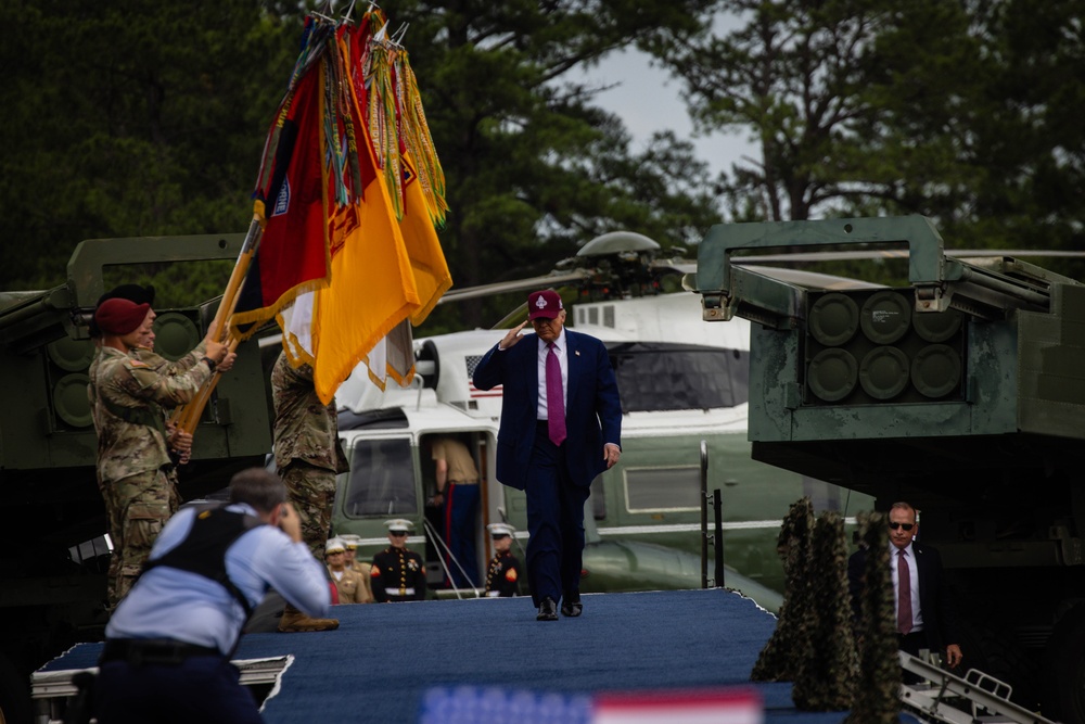 Commander-in-Chief Visits Fort Bragg to Celebrate 250 Years of Army Excellence